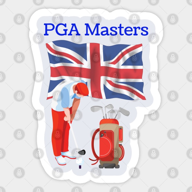 PGA MASTERS in honour of this years masters Sticker by Love My..